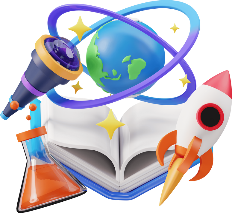 Science Planet Book 3d Icon