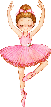 Watercolor Princess Ballerina